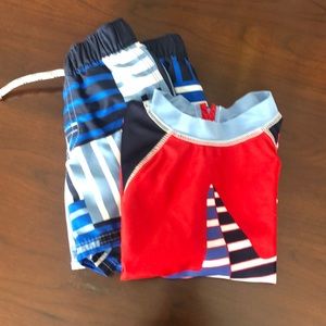 Baby Gap 18-24 month boys swim set